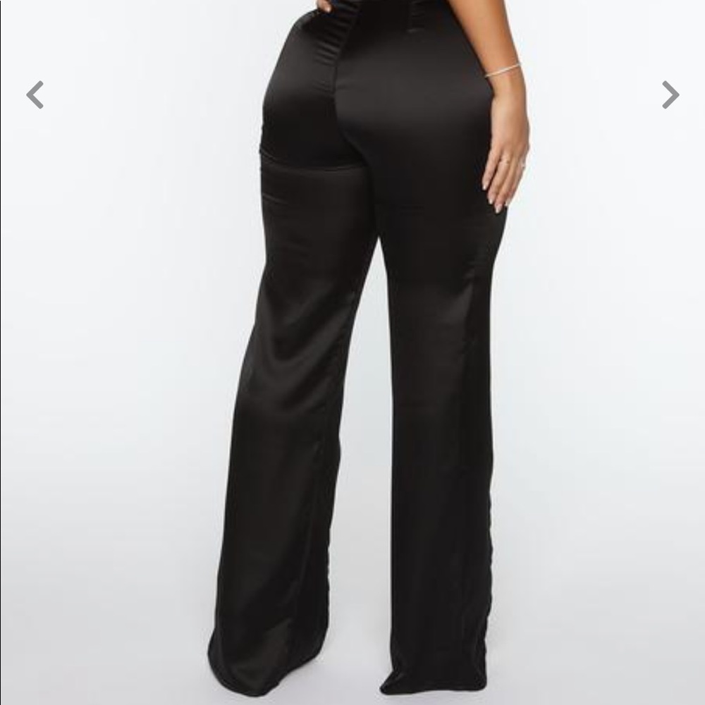 FASHIONNOVA SATIN PANTS